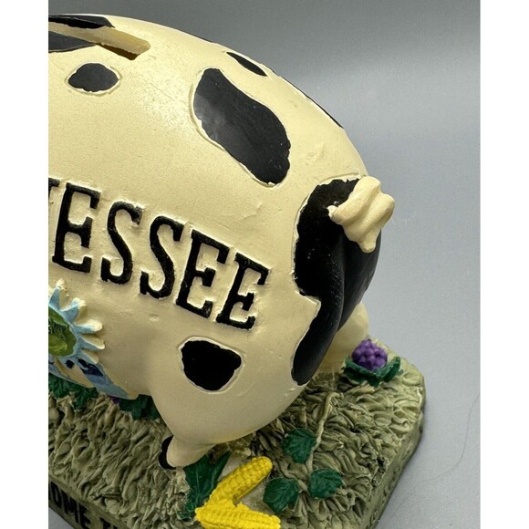 Tennessee Pig Piggy Bank Bringing Home The Bacon Blue Ribbon 1st Mc Art Co Farm - Picture 6 of 16